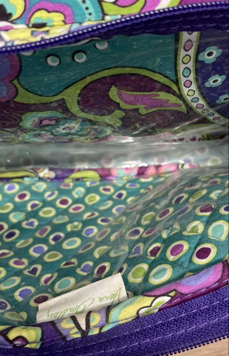 Vera Bradley Handbag Hanging Travel Organizer Toiletry Bag Paisley Lot of 2