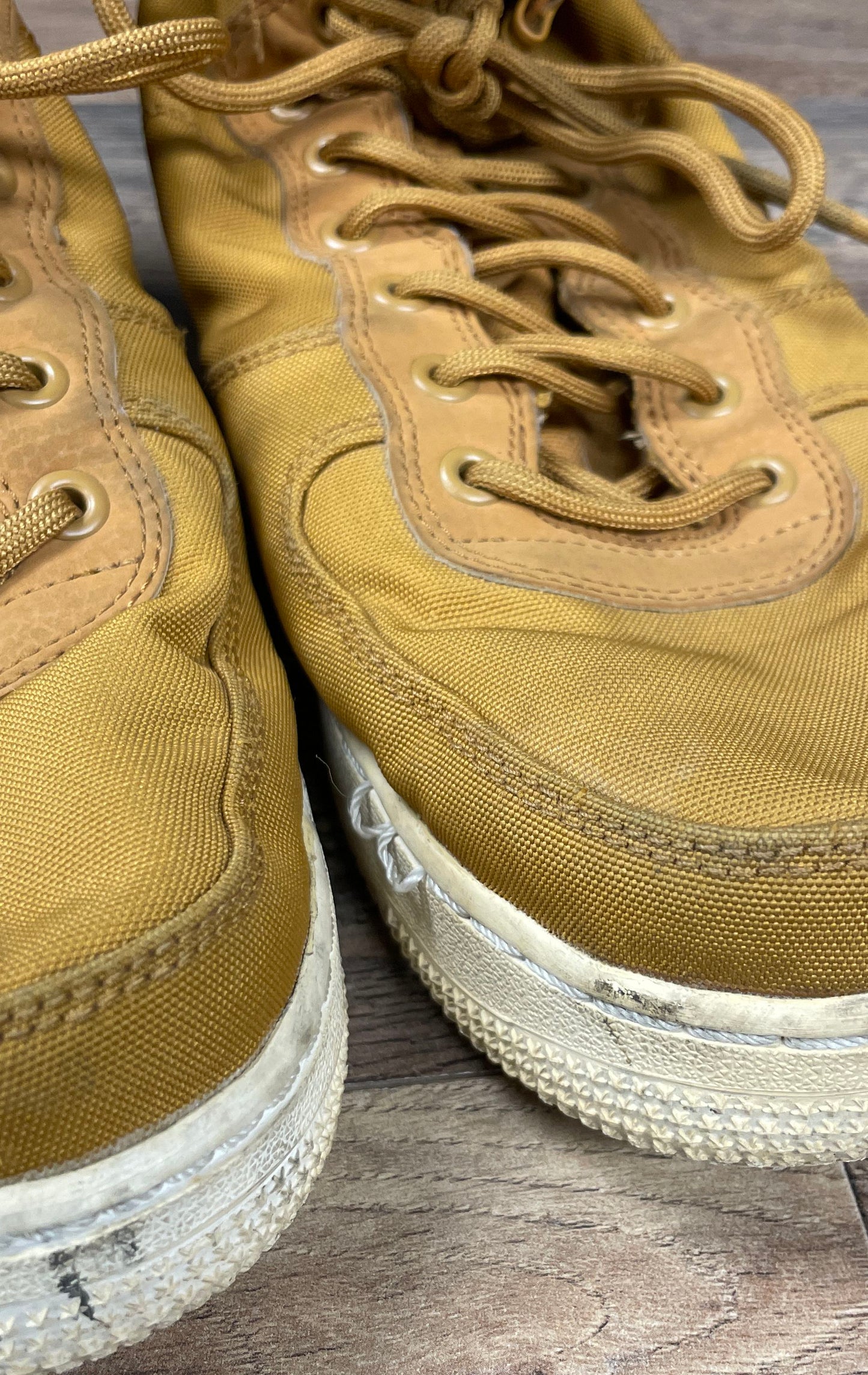 Nike SF Air Force 1 Mid Desert Ochre Mid Top Sneakers Size 9.5