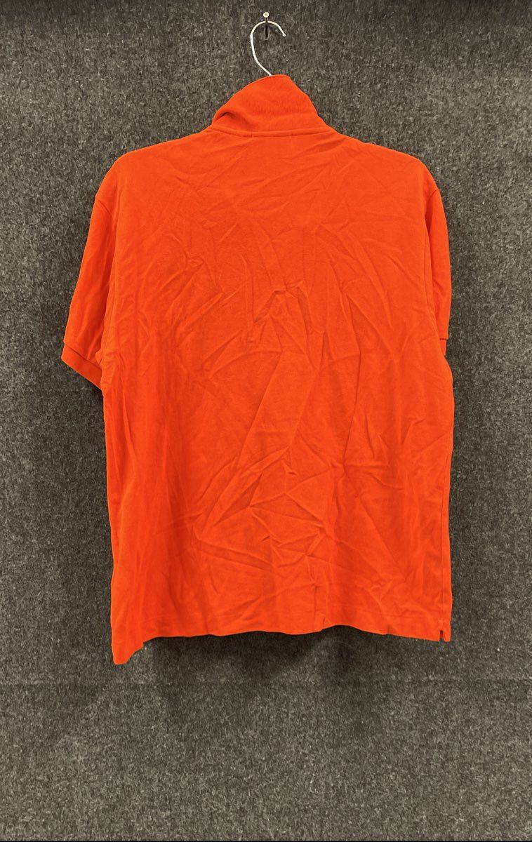 Lacoste Men's Orange Classic Fit Short Sleeve Pique Polo Shirt Size L