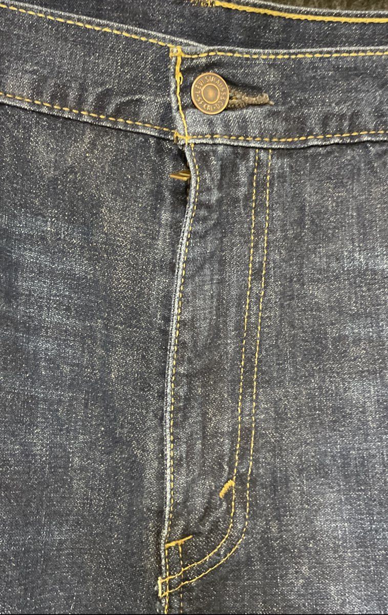 Levi's Men's 569 Loose Straight Fit Blue Indigo Wash Denim Jeans 38x34