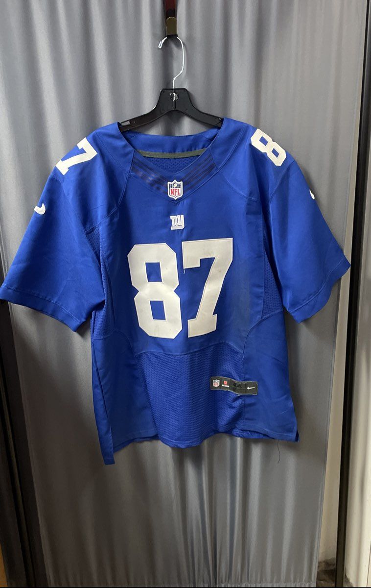 Nike Men's NY Giants Sterling Shepard #87 On Field Blue Football Jersey Sz 44