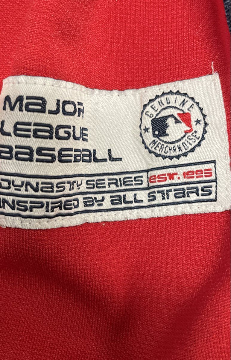 Dynasty Men's Washington Nationals Baseball Jersey Red Button Up MLB Sz XL