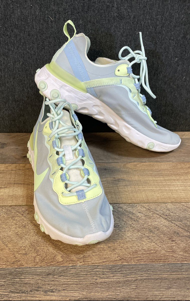 Nike React Element 55 Ocean Cube Luminous Green Women's Shoes Size 9
