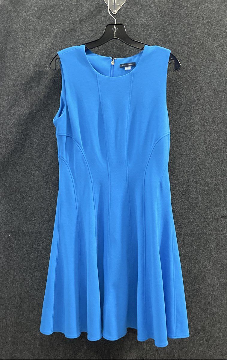 Tommy Hilfiger Women's Cobalt Blue Sleeveless Fit & Flare Dress 12 NWT