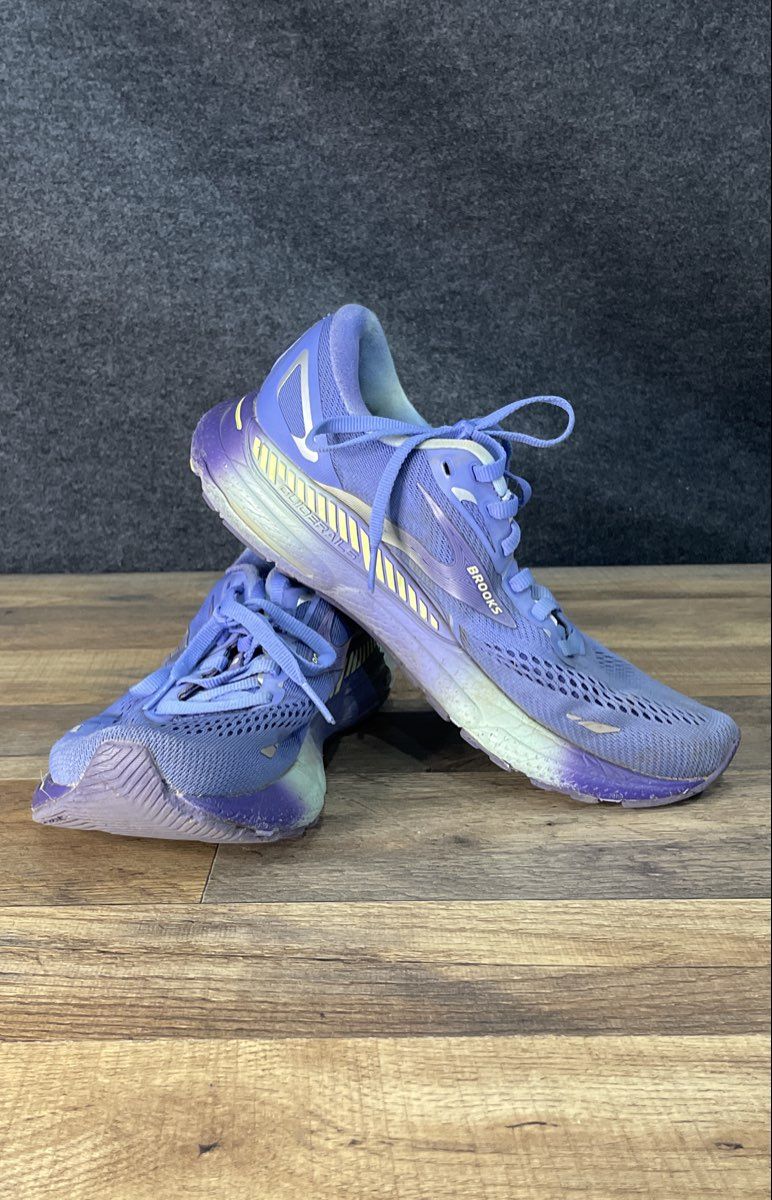 Brooks Adrenaline GTS 23 Blue Purple Gradient Running Shoes Women's Size 9