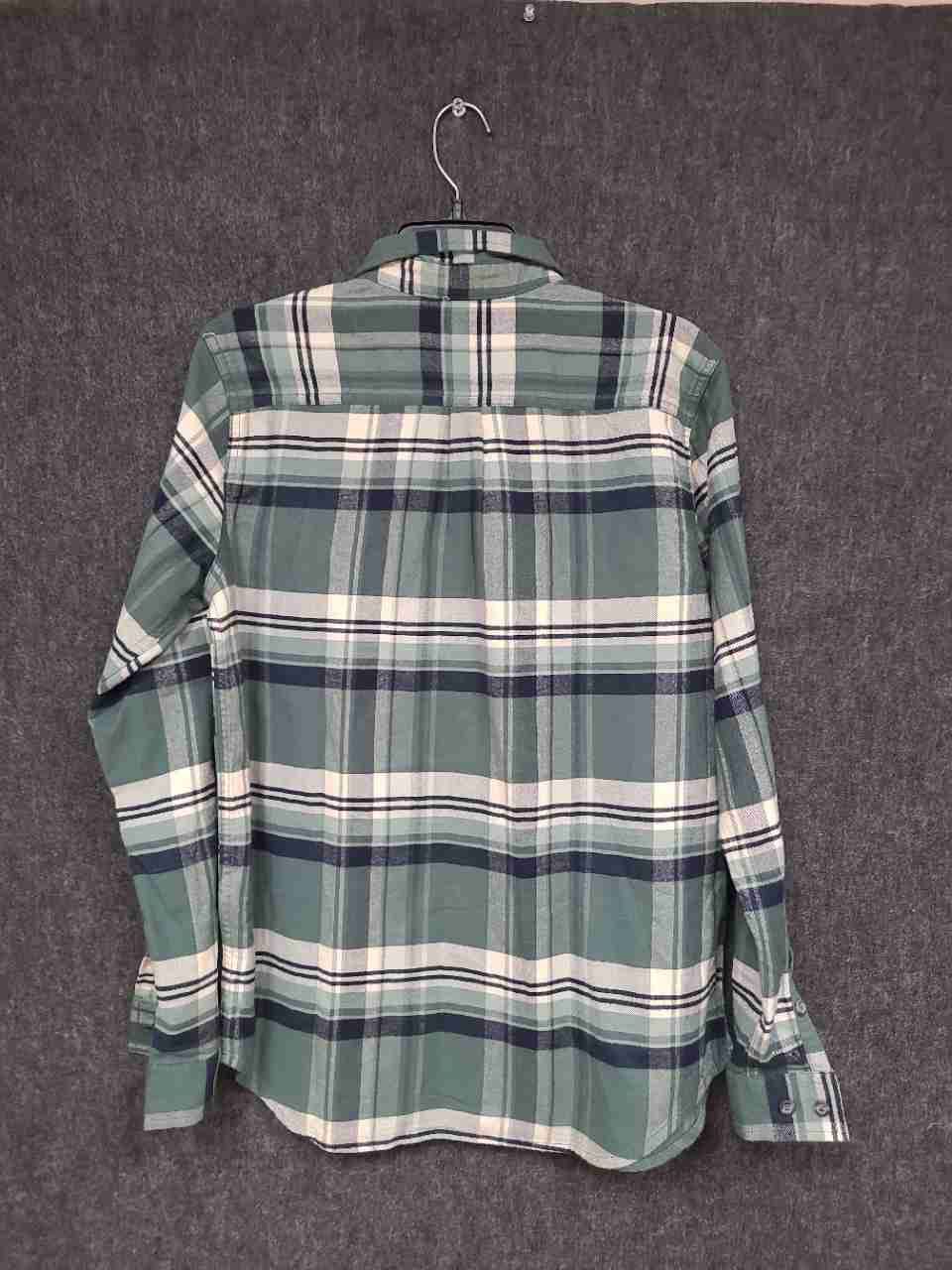 Carhartt Women's Relaxed Fit Tencel Fiber Series Plaid Button Down Shirt Sz M