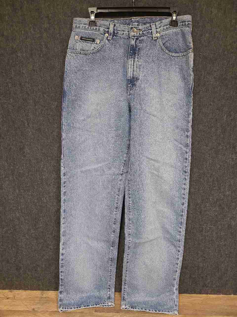 Vintage 90s DKNY Jeans Men's Light Wash Straight Leg 100% Cotton Sz 32x34