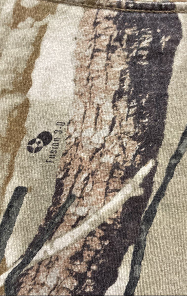 Outfitters Ridge Men's Fusion 3-D Camo Long Sleeve Cotton Pocket T-Shirt 3XL