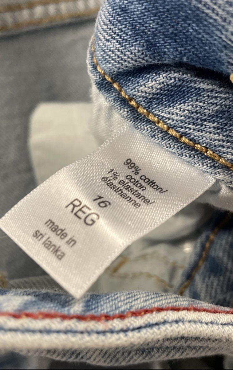 Edgely by Maurices Women's Light Wash Wide Leg High Rise Distressed Jeans NWT 16