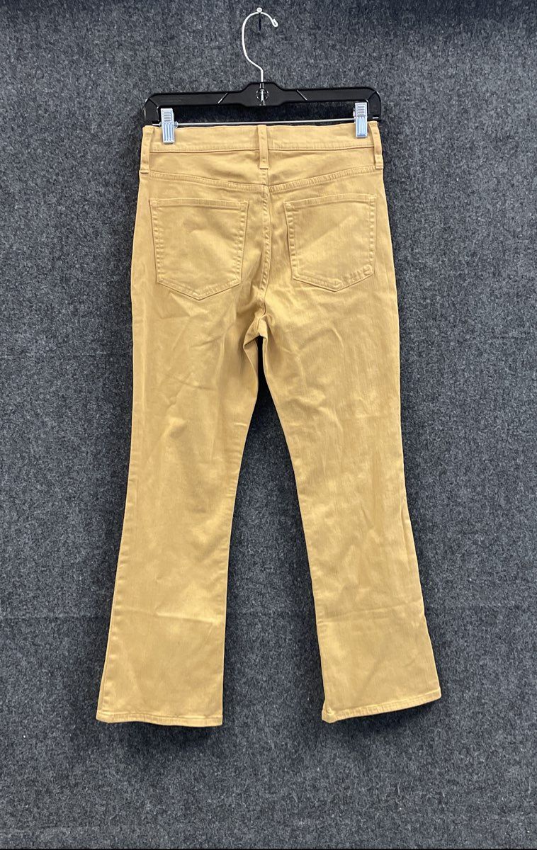 J.Crew Women's 9" Billie Demi Boot Crop Brown Pants Stretch NWT Sz 26