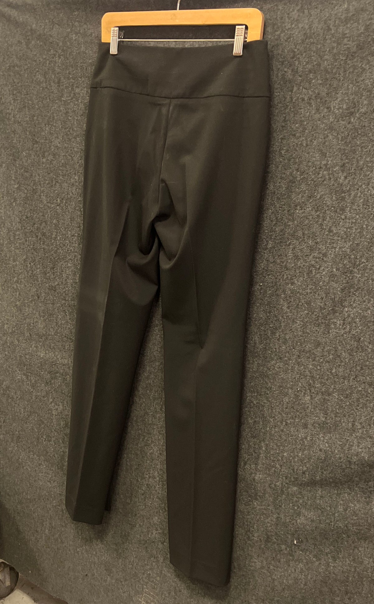 Daisy Fuentes Women's Black Dress Pants Side Zip Flat Front Trousers Sz 6 NWT