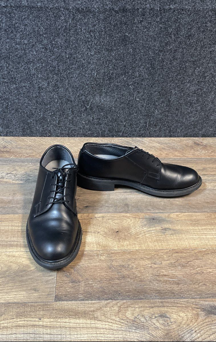 Capps Airlite Uniform Footwear 90268 Black Leather Dress Shoes Size 7.5 D