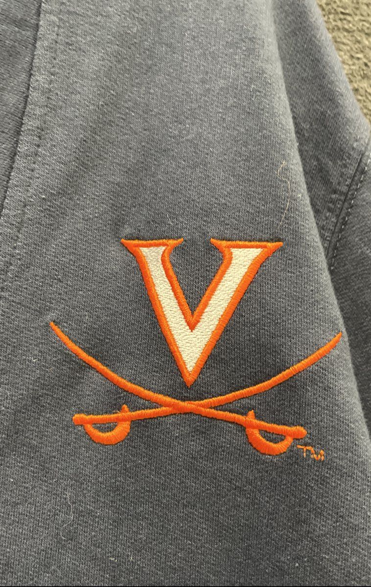 Champion University of Virginia UVA Cavaliers Heritage Cardigan Sweater Sz L