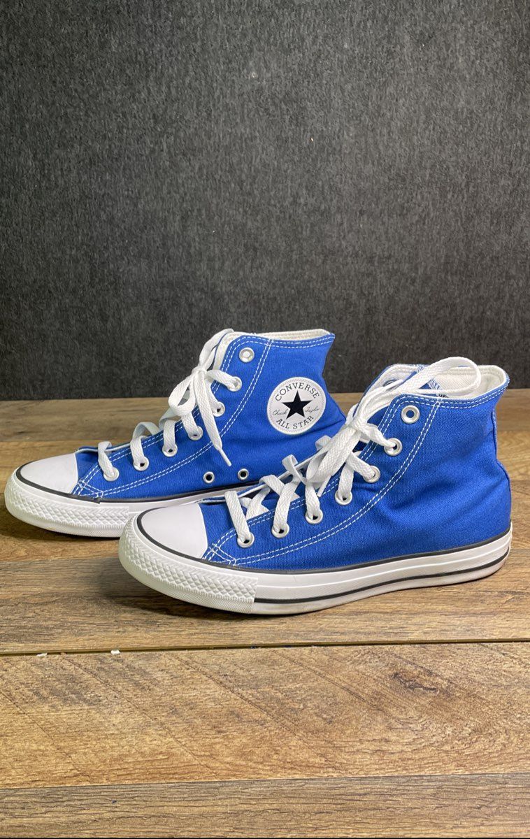 Converse Chuck Taylor All Star Blue High Top Sneakers Men's 6 Women's 8