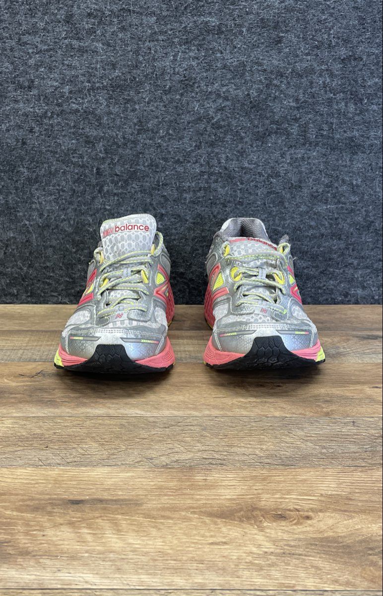 New Balance 860v4 Silver Pink Yellow Running Shoes Women's Size 13