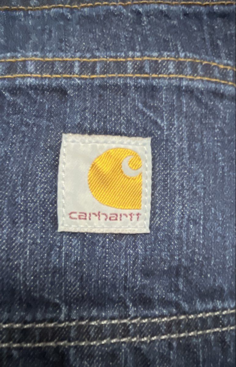 Carhartt Men's BD5119-M Relaxed Fit Straight Leg Dark Wash Blue Jeans Sz 40x32