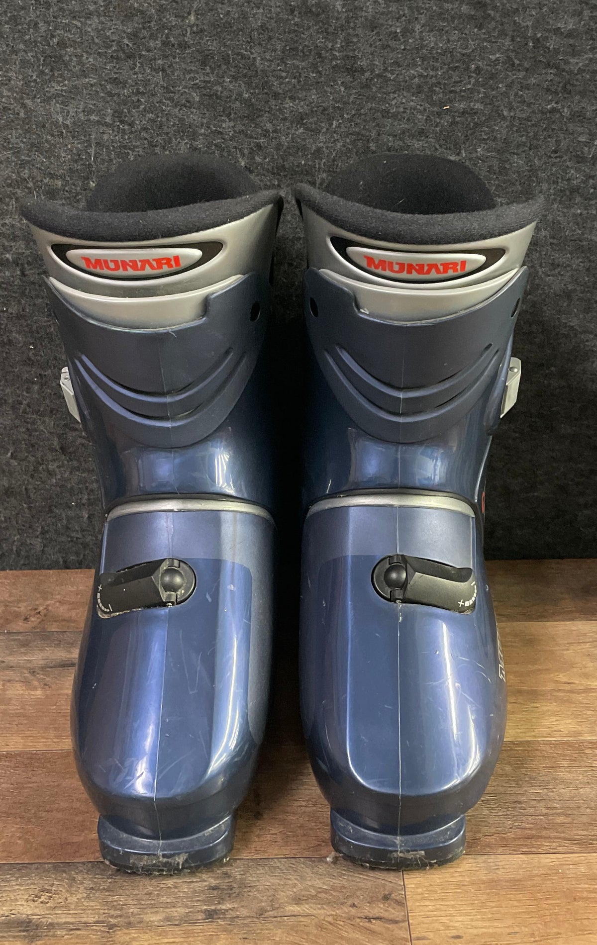Munari Comfort 380 Series Blue Downhill Ski Boots Size MP 28.5 US Men's 10.5