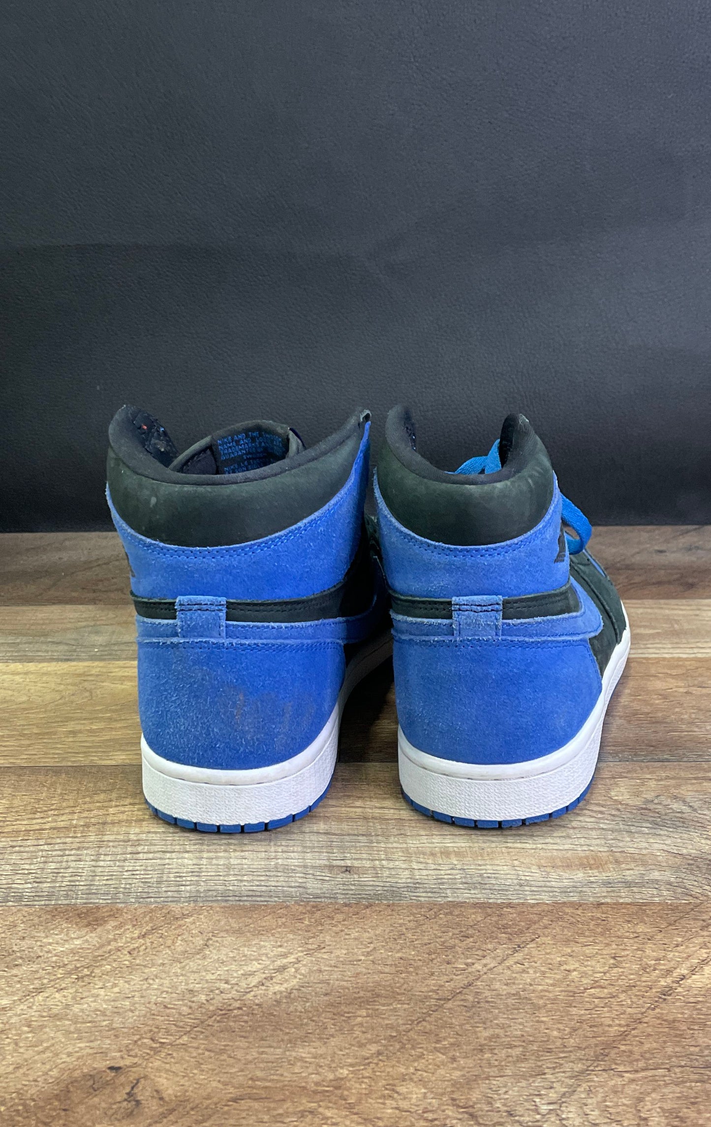 Nike Air Jordan 1 Retro High OG Royal Reimagined Black Blue Size 8