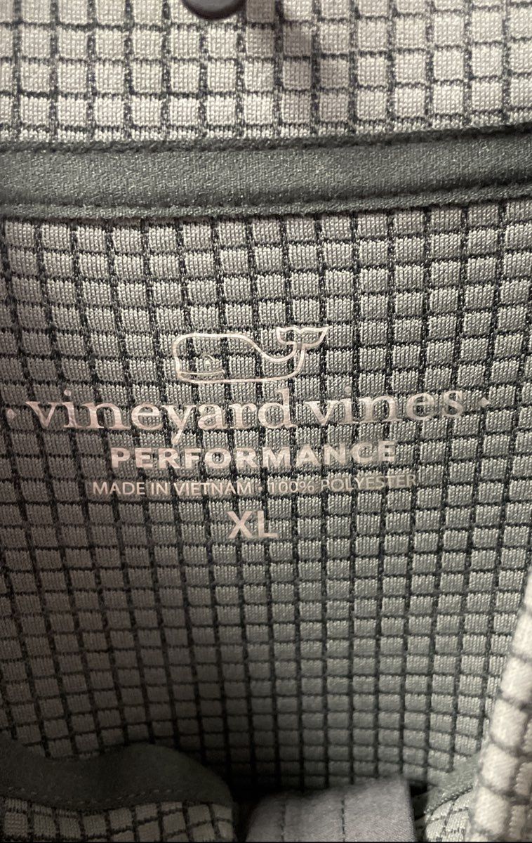 Vineyard Vines Men's Gray Heather Performance 1/4 Zip Pullover Sz XL