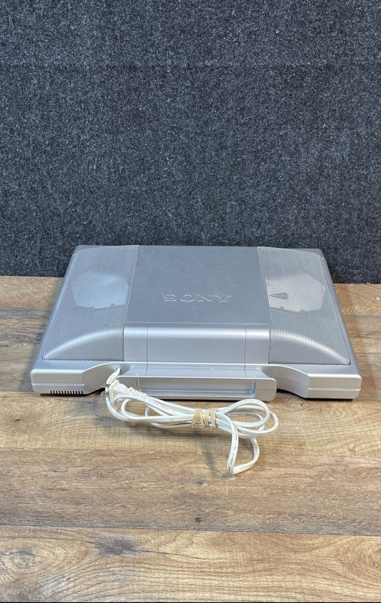 Sony ICF-CD553RM Under Cabinet Kitchen CD Clock Radio AM FM Weather Untested