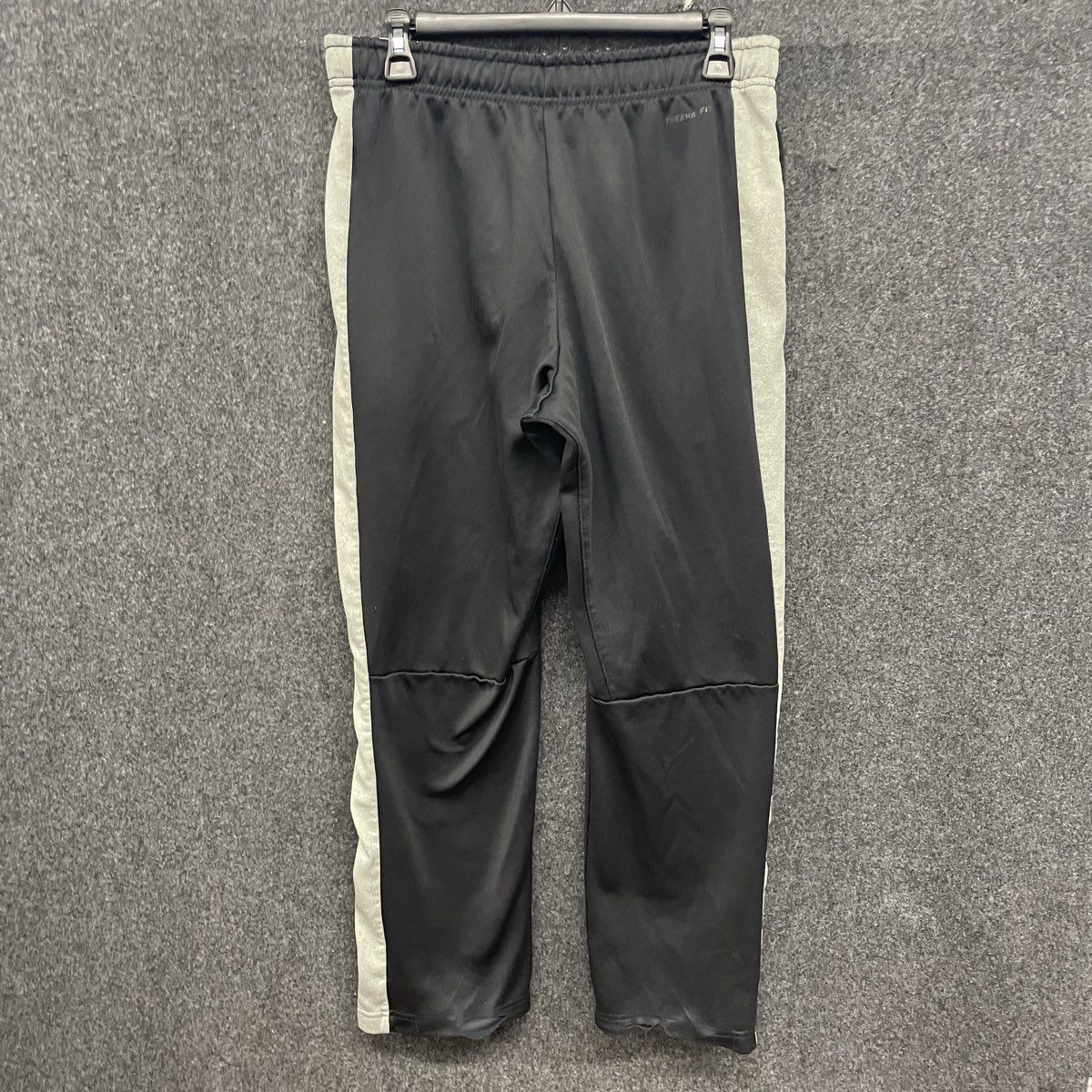 Nike Men's Therma-Fit Training Sweatpants Black Grey Side Stripe Sz M