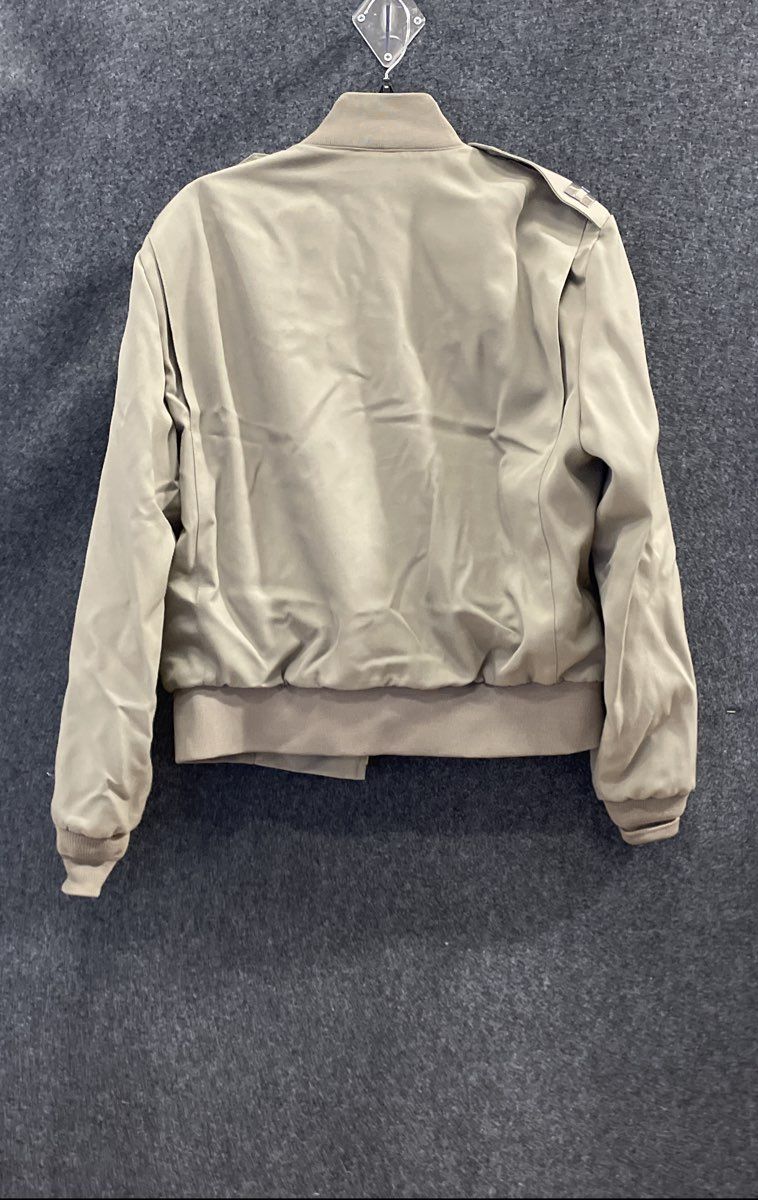 Vintage 90s The Marine Shop Men's Grey USMC Service Tanker Jacket Sz 42 Regular