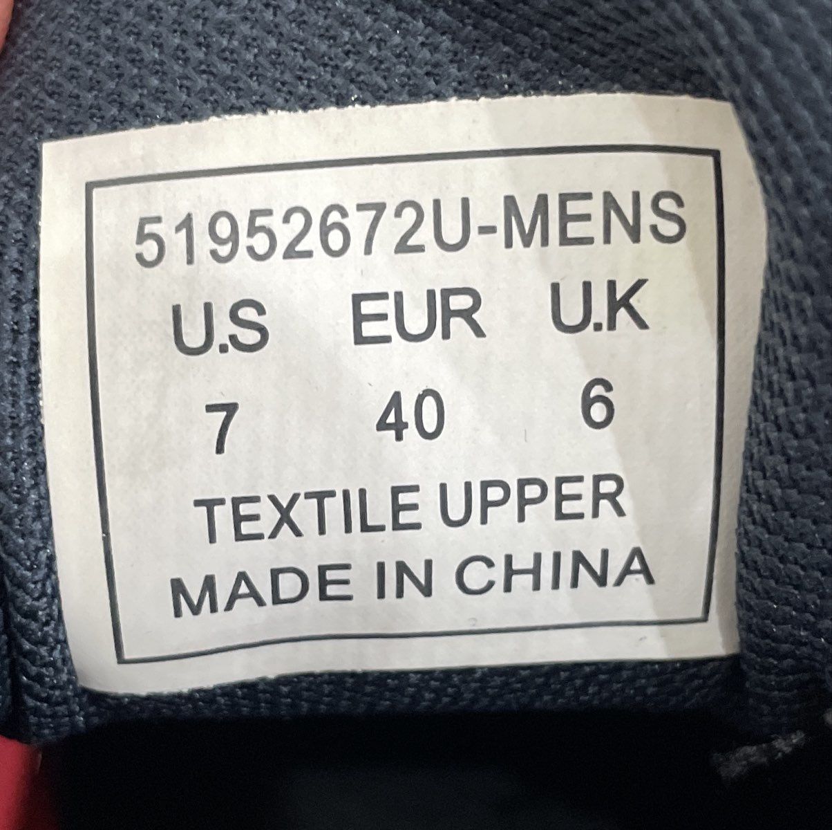 Levi's Blue Denim Low Top Lace-Up Mens Sneakers Size 7