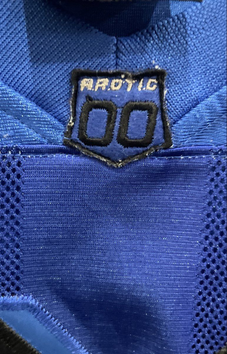 Vintage 90s Arctic New York 00 Ombre Mesh Sports Jersey XL