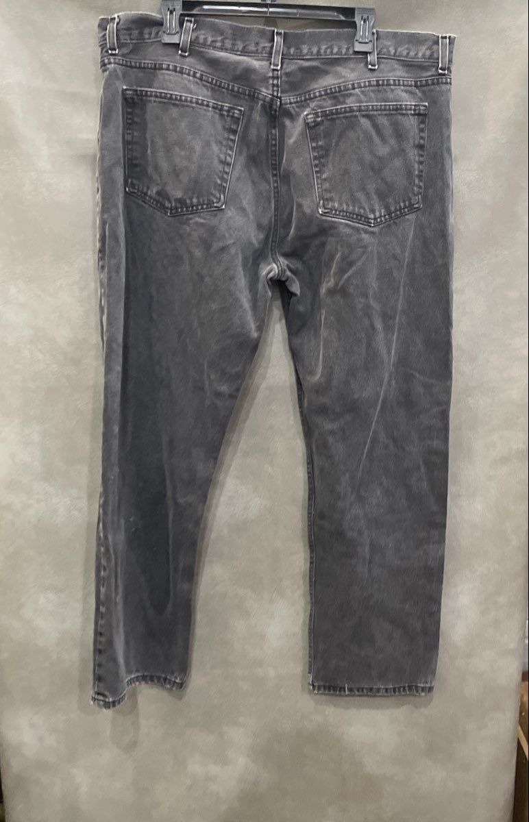 Faded Glory Men's Grey Regular Fit Cotton Denim Jeans Vintage Y2K Sz 42x32