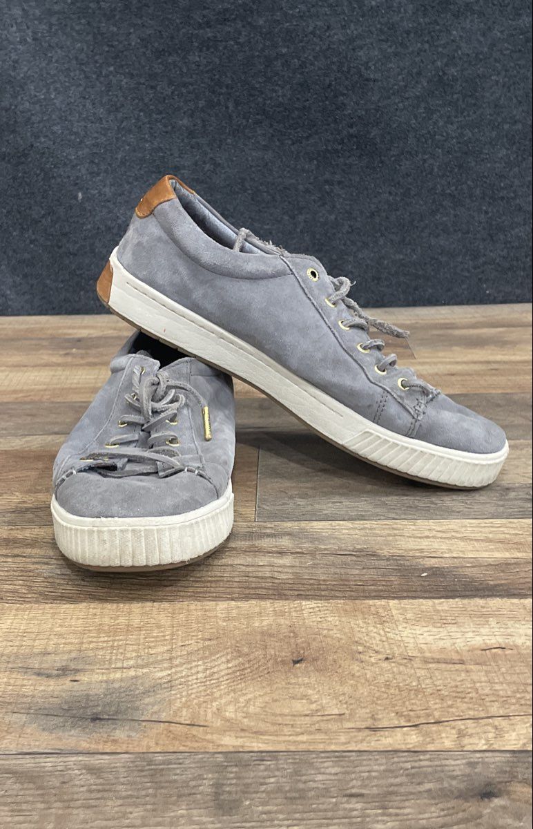 Sperry Anchor Pluswave LTT Grey Suede Sneakers Women's Size 10