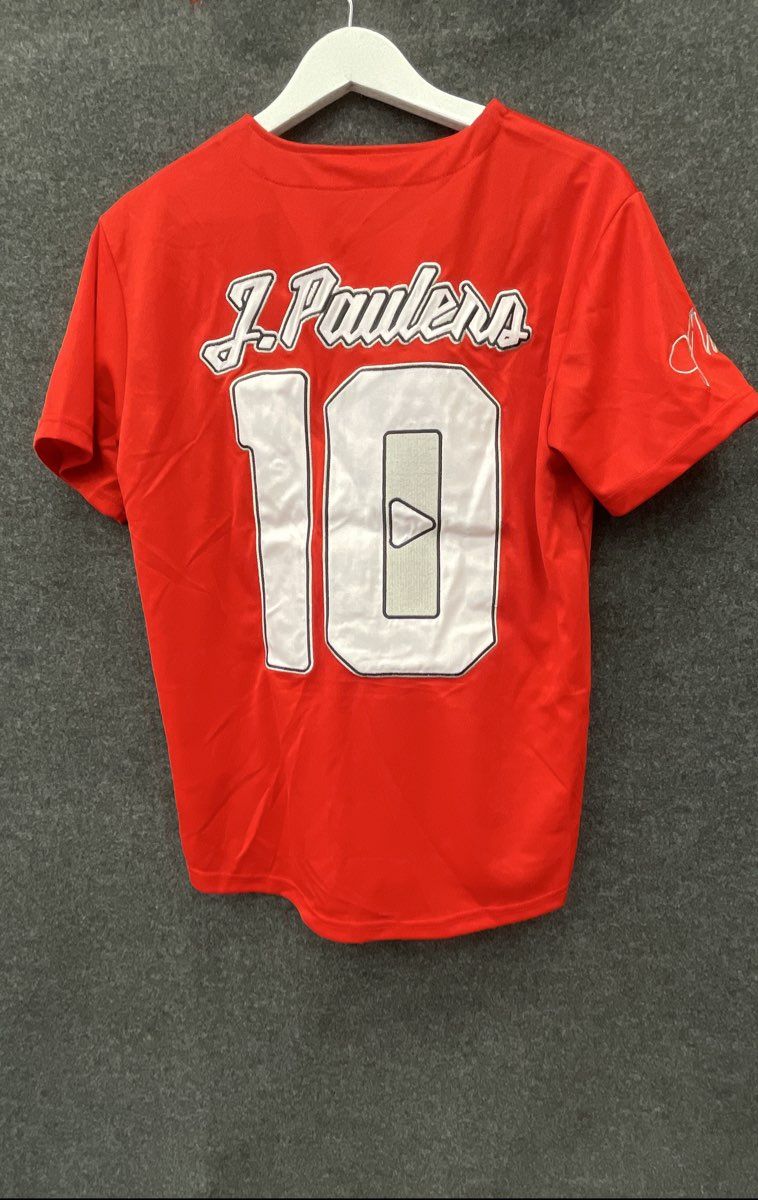Jake Paul Men's Red Baseball Jersey J. Paulers 10 Fanjoy YouTuber Merch Size S