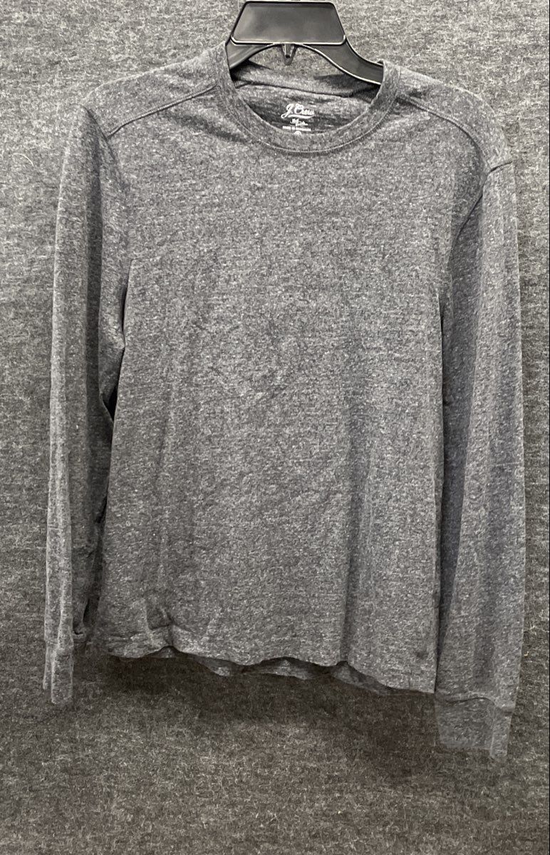 J.Crew Men's Lot 2 Heathered Long Sleeve T-Shirts Red Gray Cotton Crewneck Sz S