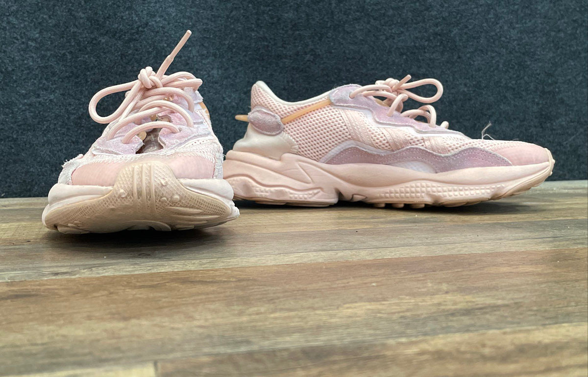 Adidas Ozweego Pink Mesh Suede Lifestyle Sneakers Size 9