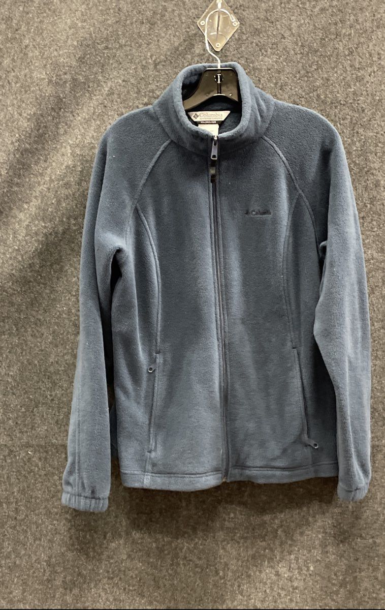 Columbia Women's Benton Springs Full Zip Fleece Jacket Blue Sz L
