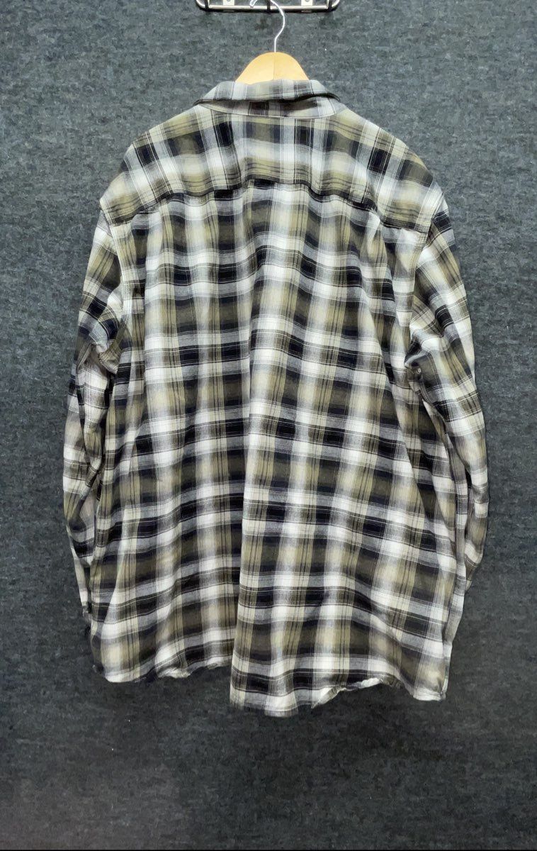 Carhartt Men's Original Fit Flannel Shirt Green Plaid Button Up Sz 3XL Tall