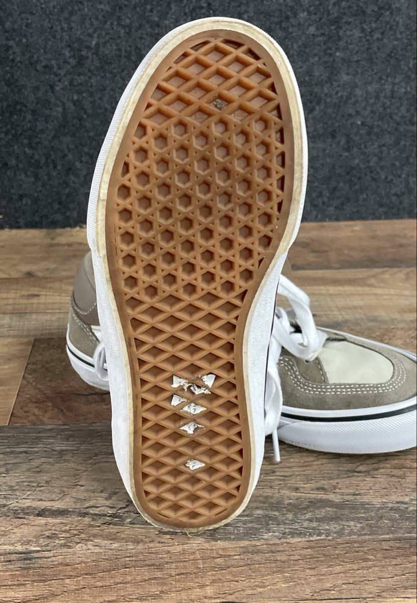 Vans Rowan Walnut White Skate Shoes Men's Size 6.5