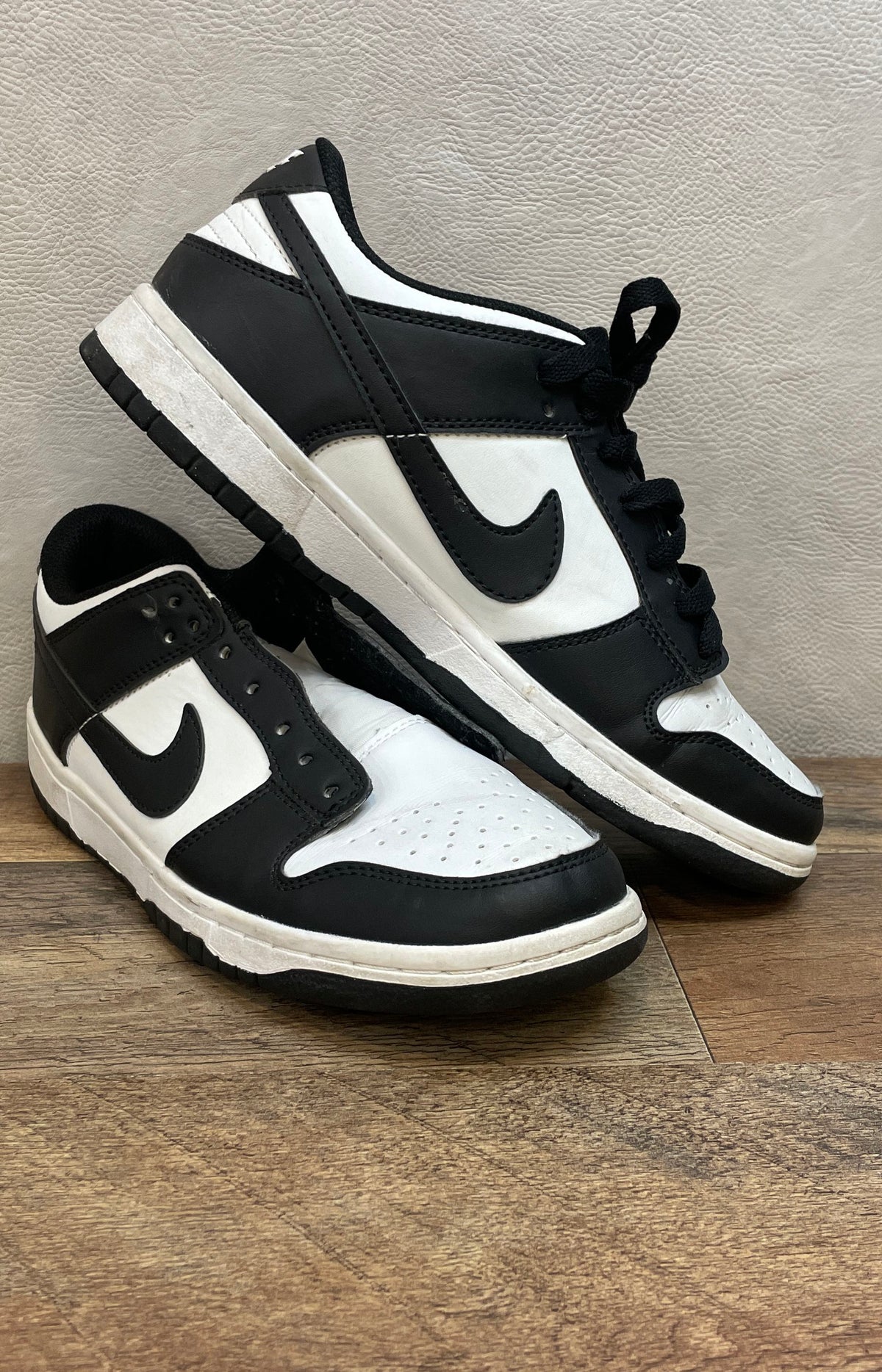 Nike Dunk Low Retro White Black Panda Sneakers Women's Size 8
