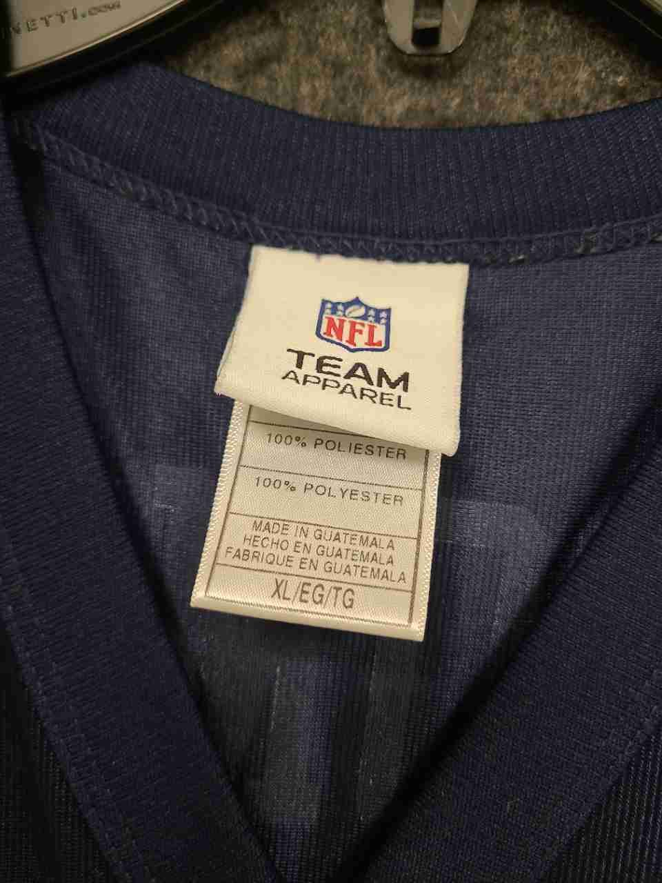 NFL Team Apparel Men's Navy Dallas Cowboys Tony Romo #9 Football Jersey Sz XL