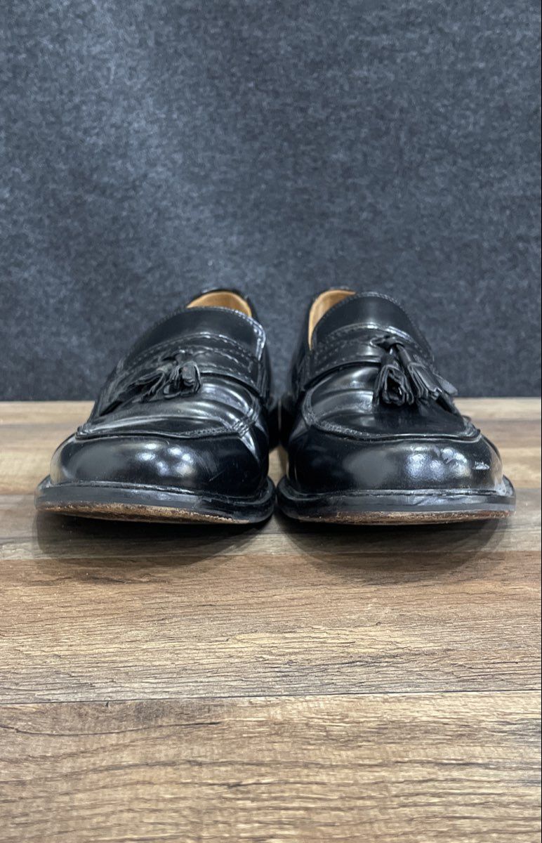 Bostonian First Flex Black Leather Tassel Loafers Men's Size 10M