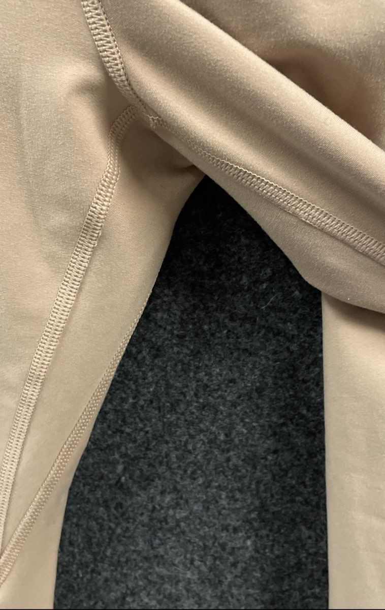 Peloton Women's Tan High Waist Side Pockets Activewear Leggings Sz M