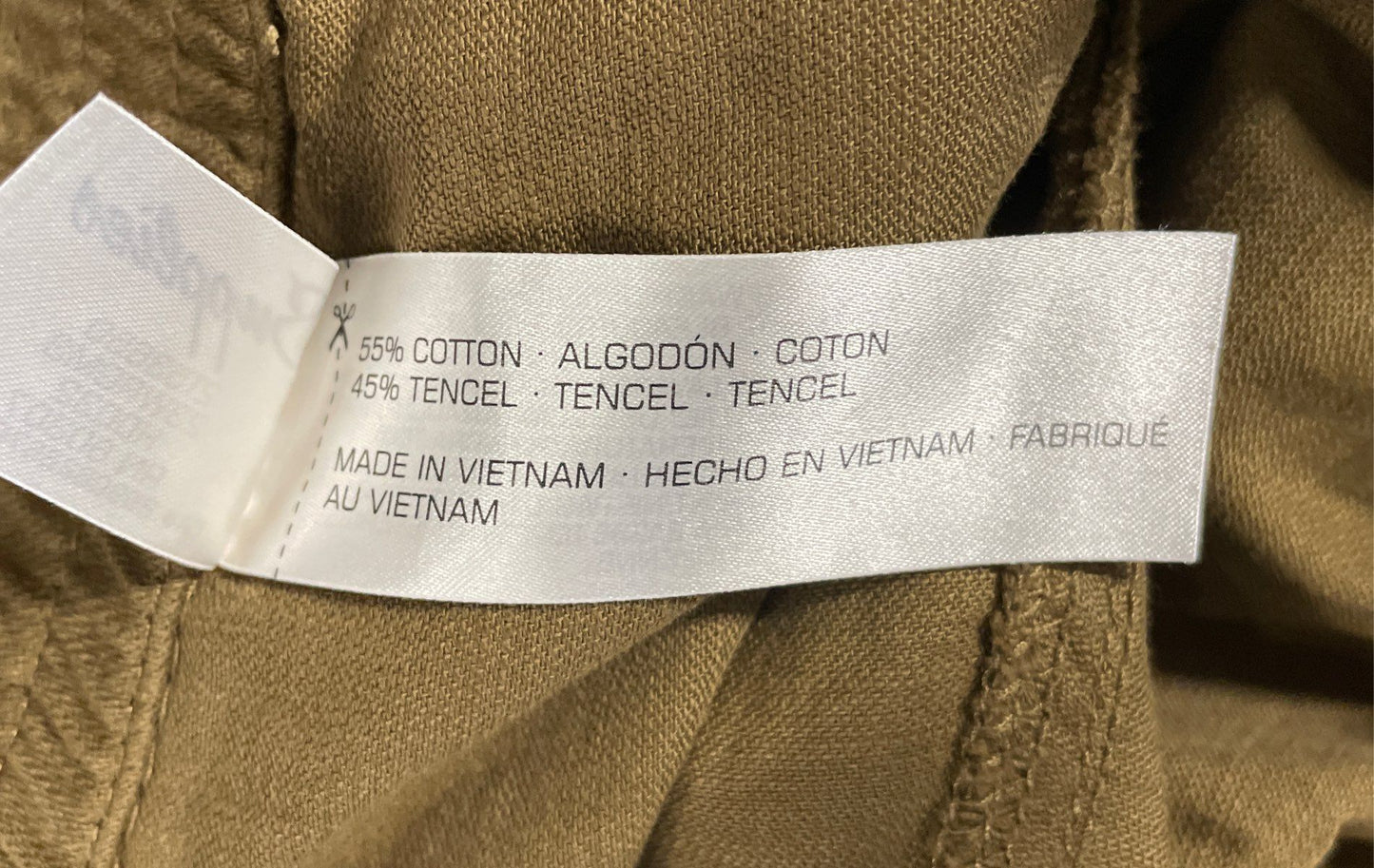 Supplies by UnionBay Women's Ginna Brown Cargo Cotton Tencel Pants Sz 16 NWT