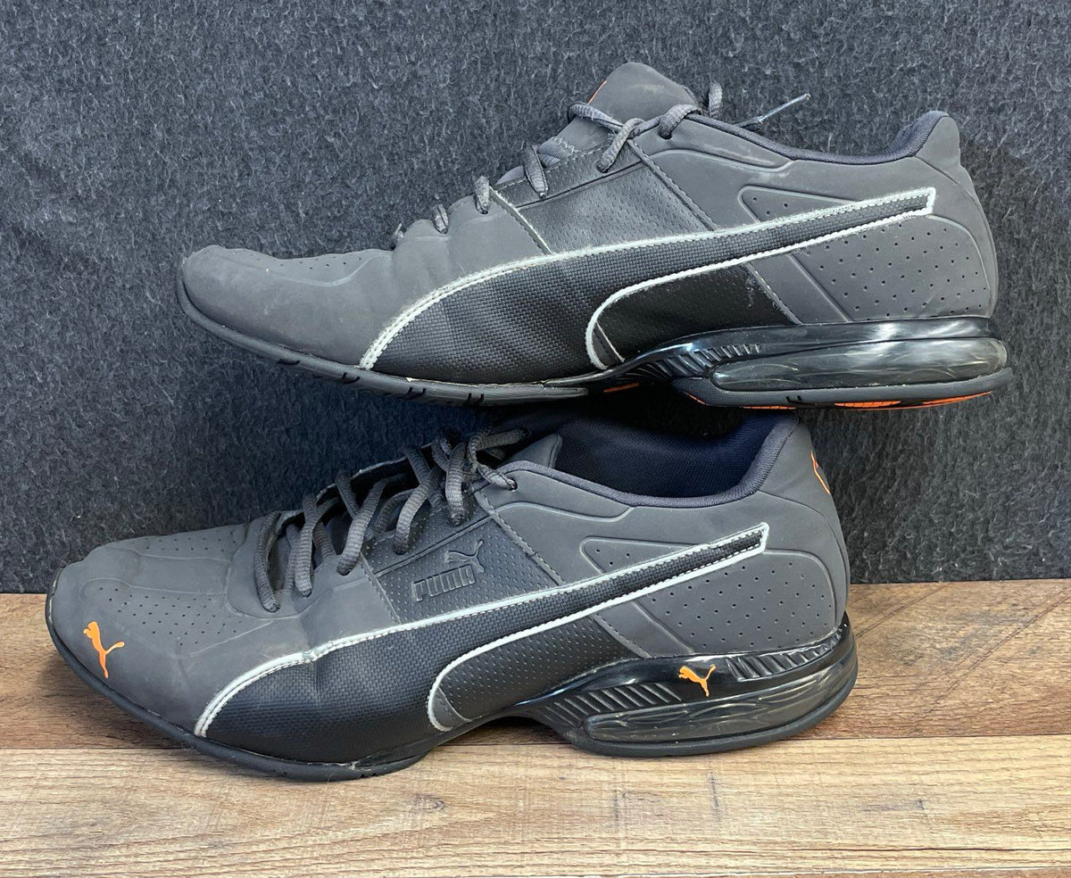 Puma Tazon 6 Fracture FM Black Shadow Orange Men's Training Shoes Size 13