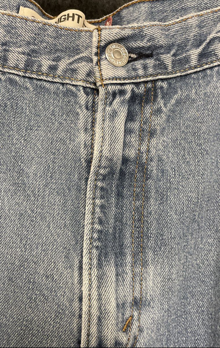 Levi's Men's 505 Straight Fit Jeans Light Wash Blue Denim Sz 36x29