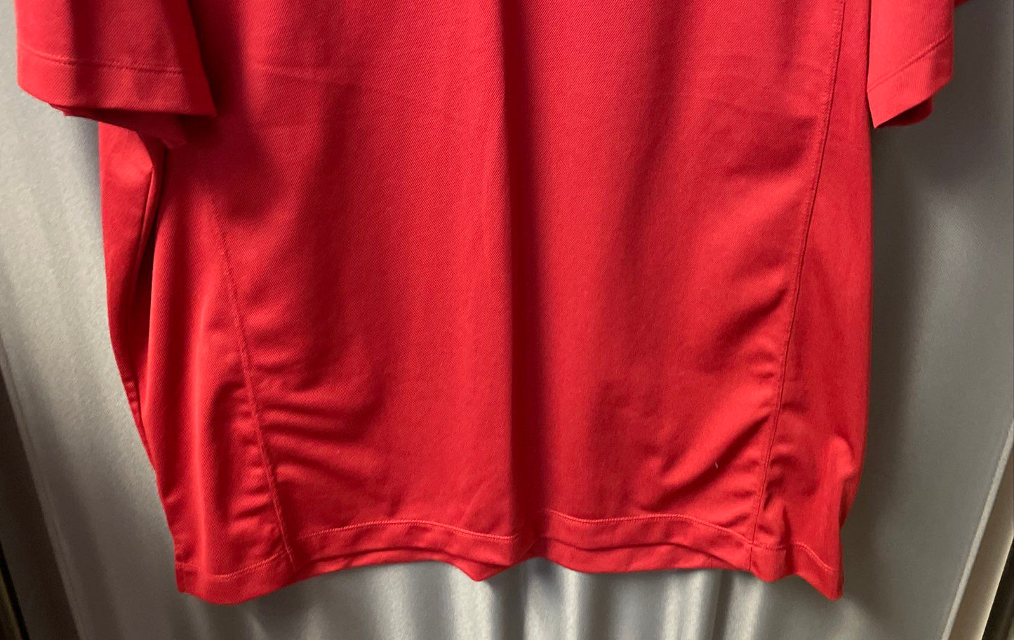 Nike Golf Men's Red Tour Performance Dri-FIT Polo Shirt White Accent Sz XXL