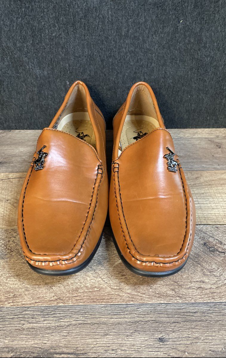 Beverly Hills Polo Club Columbus Brown Men's Casual Driving Loafers Size 10