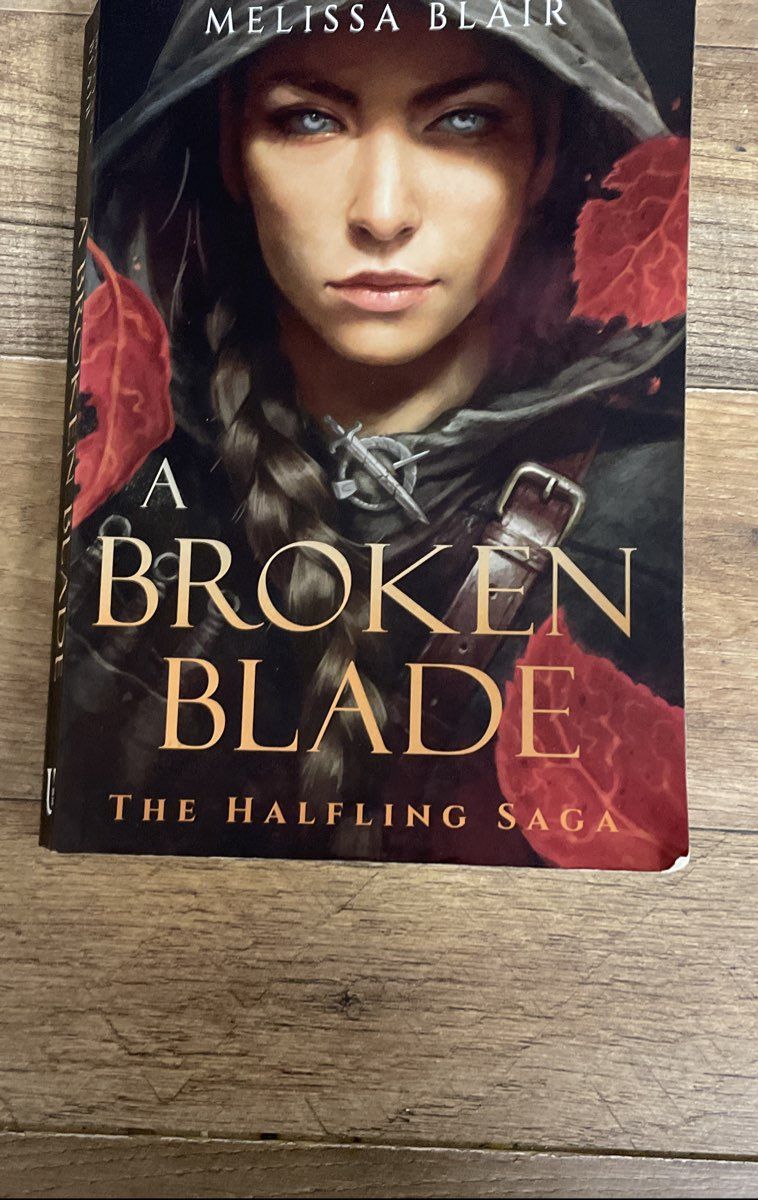 Melissa Blair Book Lot The Halfling Saga A Broken Blade & A Shadow Crown