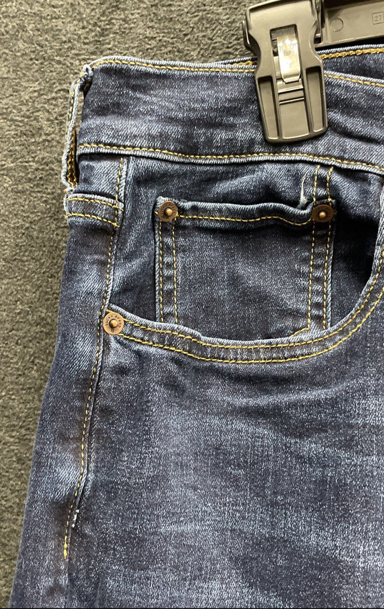 Lucky Brand Men's Dark Wash Stretch Denim 5-Pocket Jeans Sz 36x32
