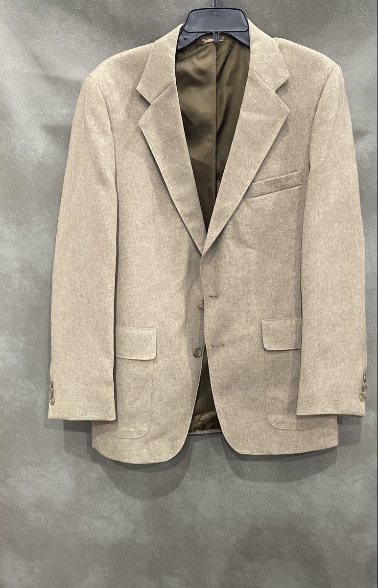 Vintage 70s Levi's Men's Action Suit Jacket Brown Sta-Prest Sport Coat Blazer
