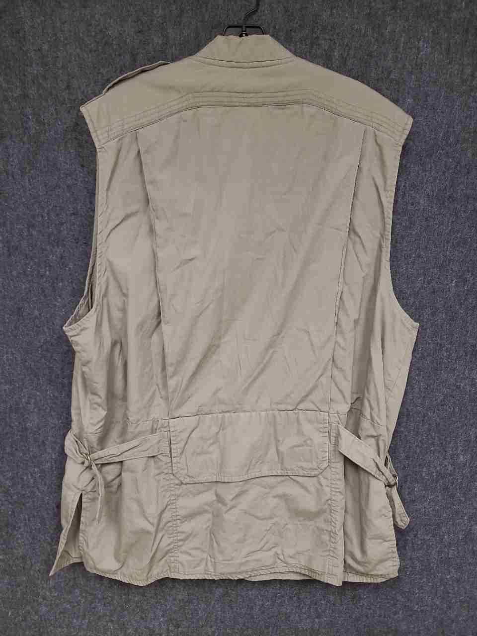 Vintage Tamrac Men's Khaki Multi-Pocket Photography Utility Vest Size L