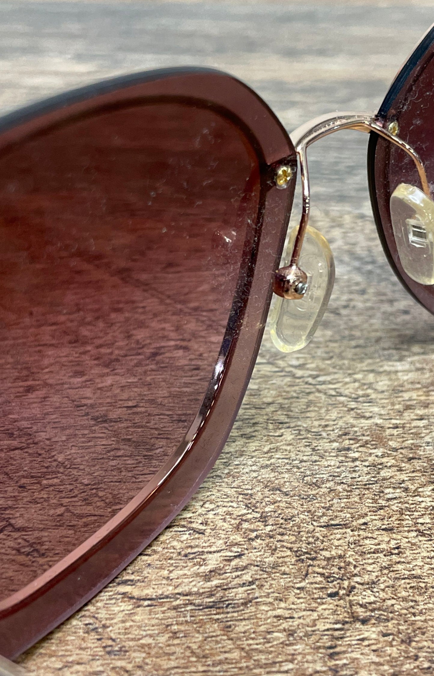 Michael Kors Phuket MK1040 Burgundy Gold Oversized Butterfly Sunglasses